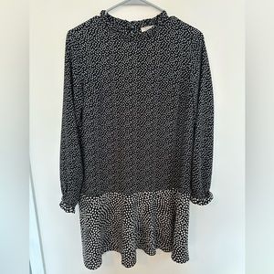 LOFT Smock Neck Dress